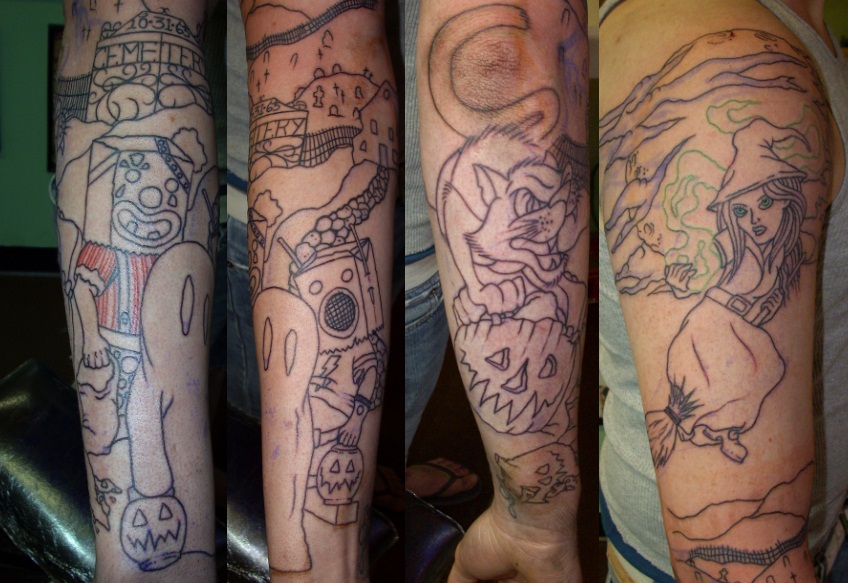 halloween tattoo designs