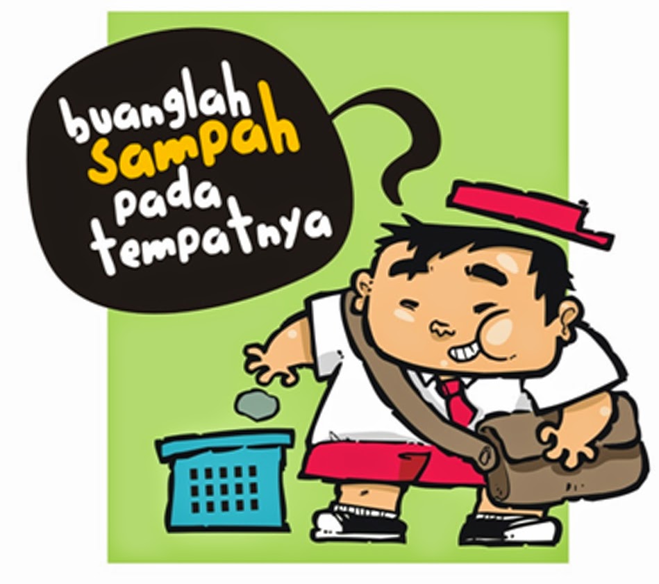 Jangan buang sampah sembarangan - Tugas Sekolah Ku