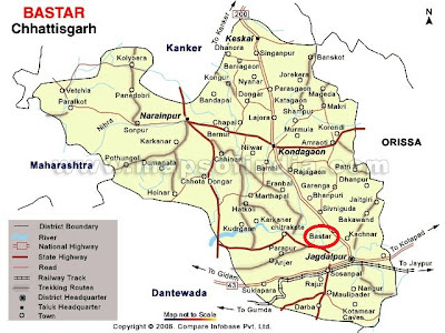 Bastar Map