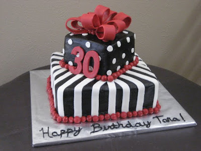 Birthday Party Ideas on For A Friends 30th Birthday Party The Party Theme Was Red Black White