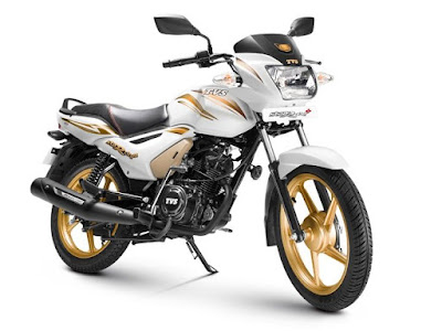 TVS Star City Plus 110cc white gold edition