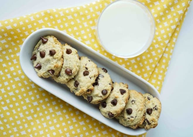 Monk Fruit Chocolate Chip Cookies