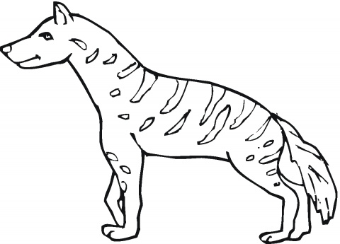 Hyena Coloring ~ Child Coloring