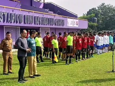 Kapolresta Tangerang Buka Tournament Sepakbola Antar Serikat Pekerja Se-Kabupaten Tangerang