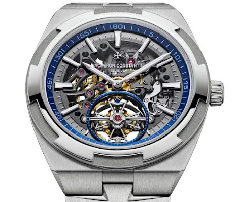 La Réplique Montres Vacheron Constantin Overseas Tourbillon Squelette Or Rose Titane 3