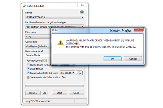 Cara Menginstall Windows 7 dengan USB Flashdisk 