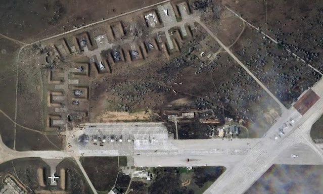 Ukraine Reportedly Again Attack Russian Military Air Base in Crimea