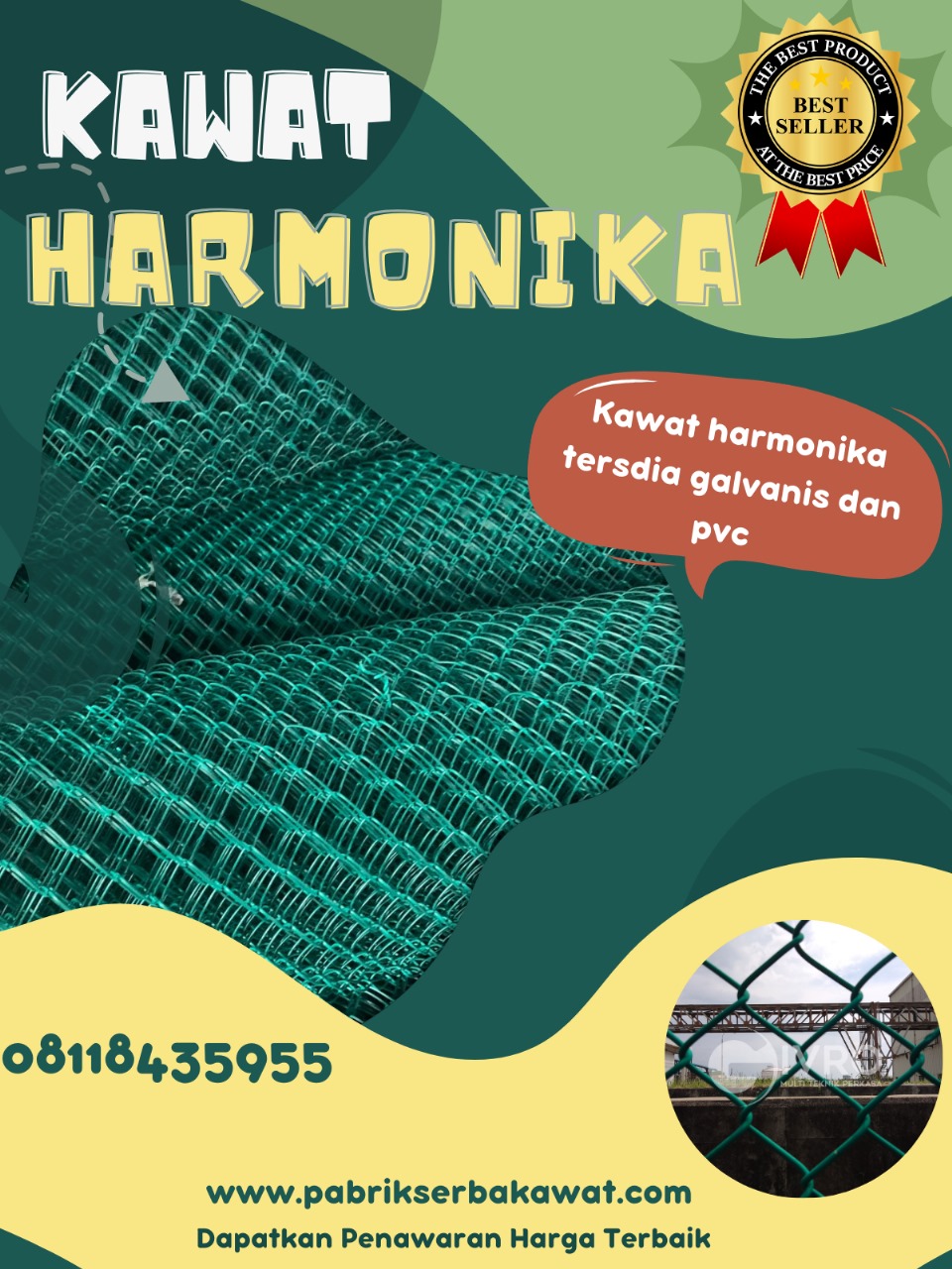 Kegunaan Umum Dari Kawat Harmonika