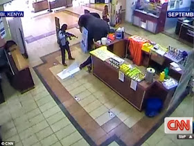 Shocking New Westgate CCTV Footage Showing Terrorist Shooting Victims 