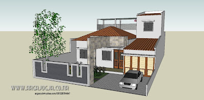 Contoh Desain Kamar Mandi Mungil on Argajogja S Blog   Konsep Desain Fasad Rumah Minimalist Dengan Lebar