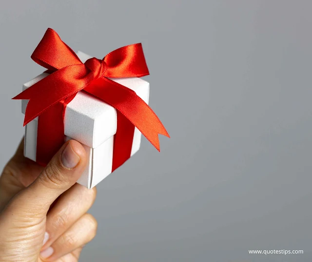 A gift symbolizing small acts of love.