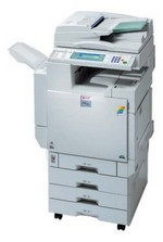 تعرف طباعة , مكن تصوير الوان, برنتر ليزر, حبر بودرة, ricoh photocopier