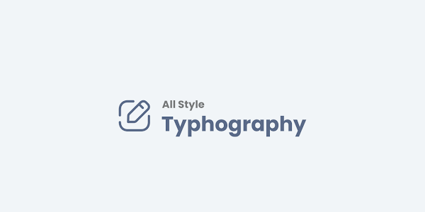 All Typography and Writing Formats