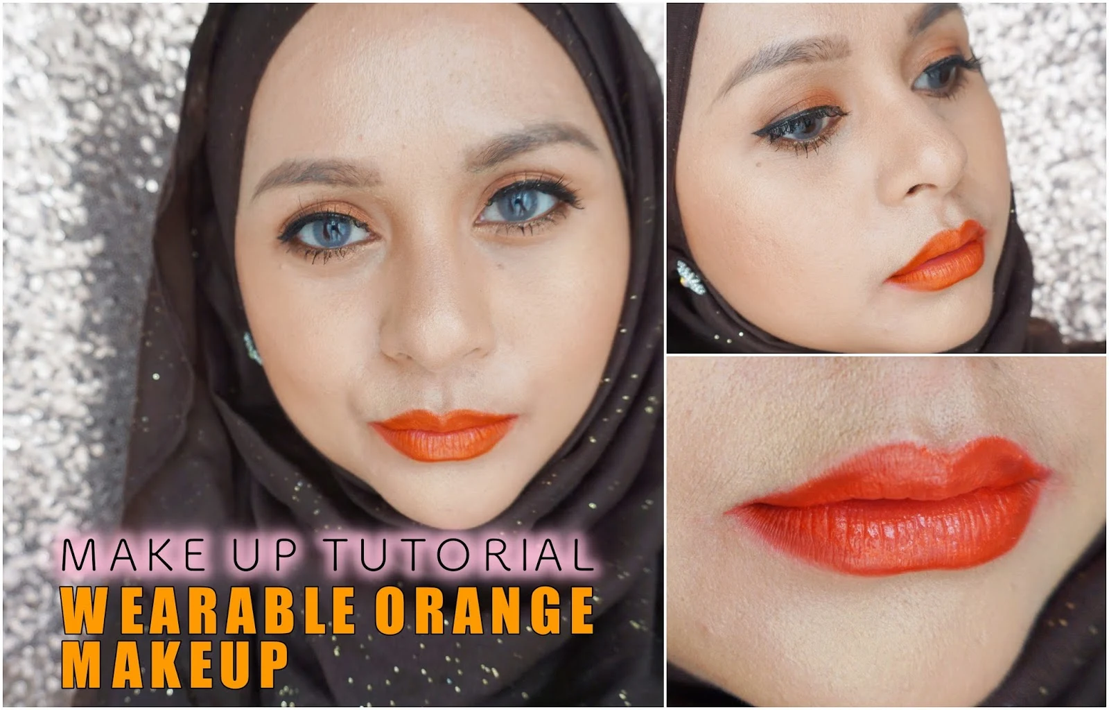 BEAUTY Video Make Up Tutorial Wearable Orange Makeup Tutorial