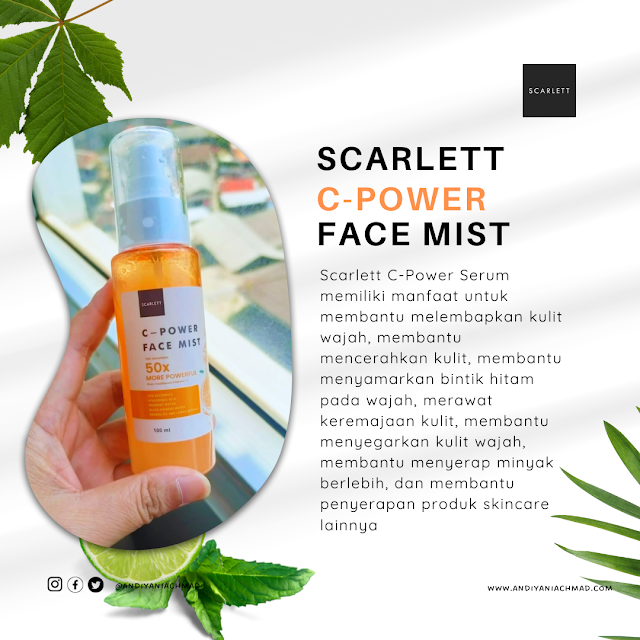 Scarlett C-Power Face Mist