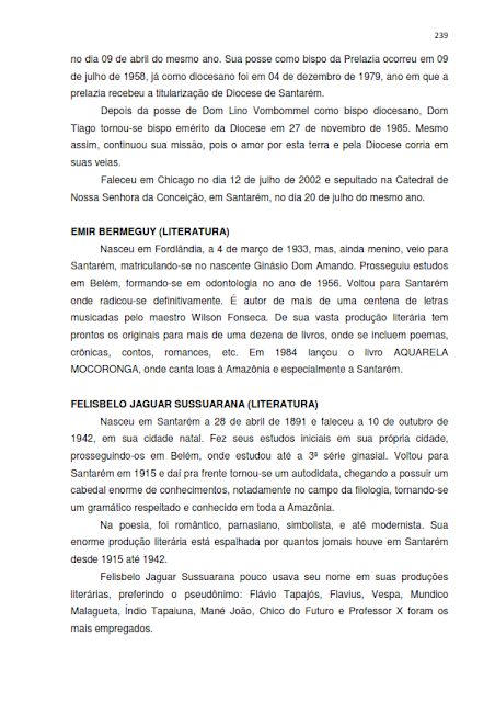 INVENTÁRIO DA OFERTA E INFRAESTRUTURA TURÍSTICA DE SANTARÉM – Pará – Amazônia – Brasil / ANO BASE 2013  - III. ATRATIVOS TURÍSTICOS