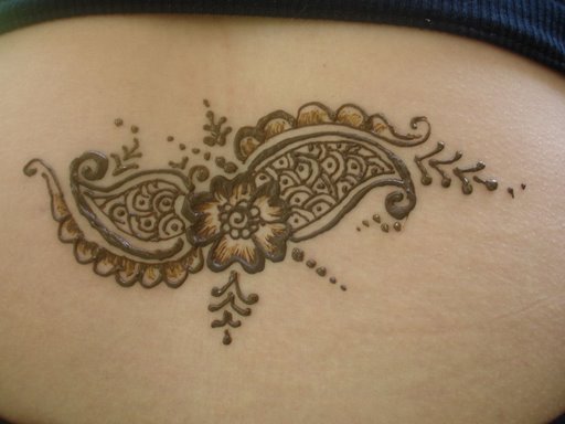 Henna Tattoos on Back