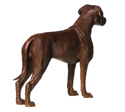 Rhodesian Ridgeback fine art bronze