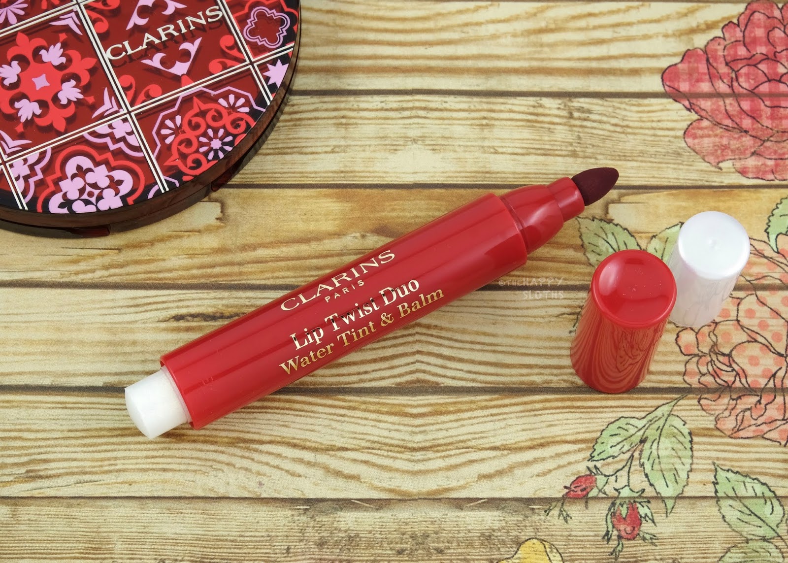 Clarins | Summer 2020 Lip Twist Duo Water Tint & Balm in "01 Red Sunset": Review and Swatches