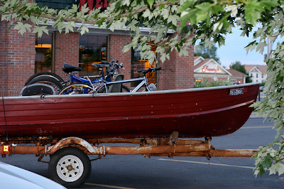 bikes in a boat