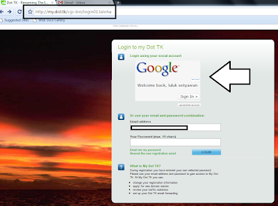 Cara membuat website gratis di dot.tk