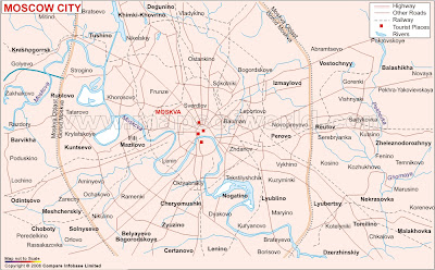 Map of Moscow City