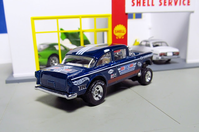 Hot Wheels Super Treasure Hunt '55 Chevy Bel Air Gasser