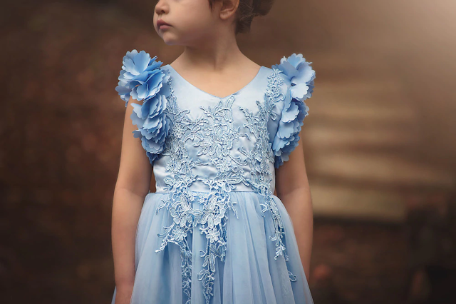 BIANCA DRESS BABY BLUE - TRISH SCULLY