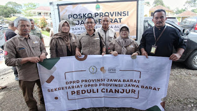 Sekwan Sebut, Posko Pemprov Jabar Wujud Kepedulian Pemerintah Terhadap Korban Gempa Cianjur 