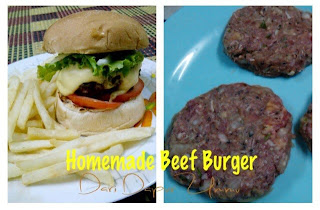 Dari Dapur Ummu: Resepi Ringkas Homemade Beef Burger
