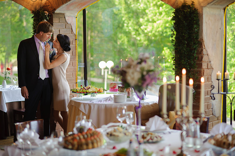 vestuvės romantic viešbutyje