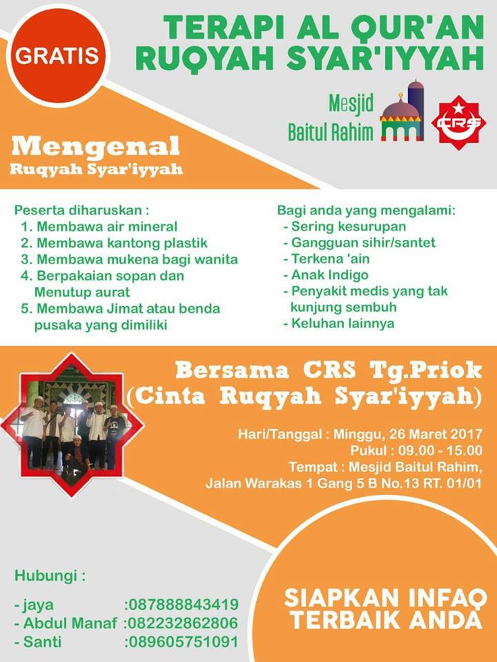 Terapi Al-Qur'an di Warakas Tg. Priok