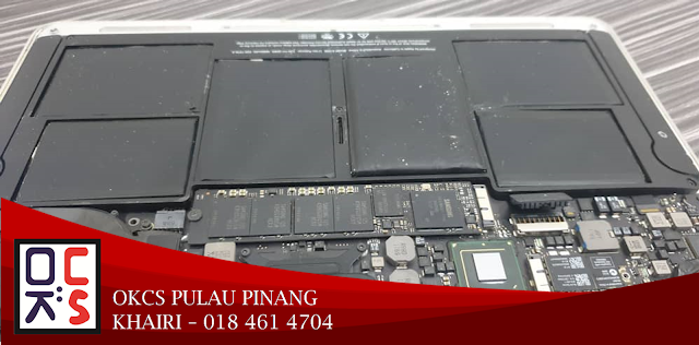 SOLVED : KEDAI REPAIR MACBOOK SEBERANG JAYA | MACBOOK AIR 11 MODEL A1370 BATTERY FLAT 0% & NOT CHARGING ISSUE