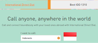Cara nelpon ke Indonesia U Mobile