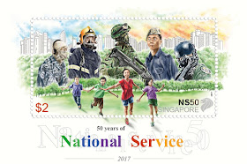 The NS50 stamp (mint) - $2 denominations