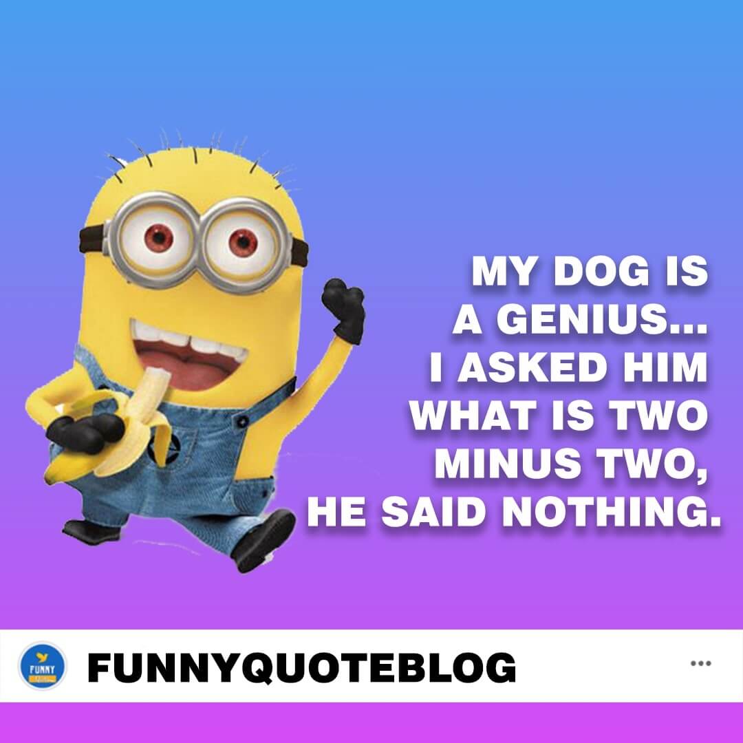 Funny minion quotes images