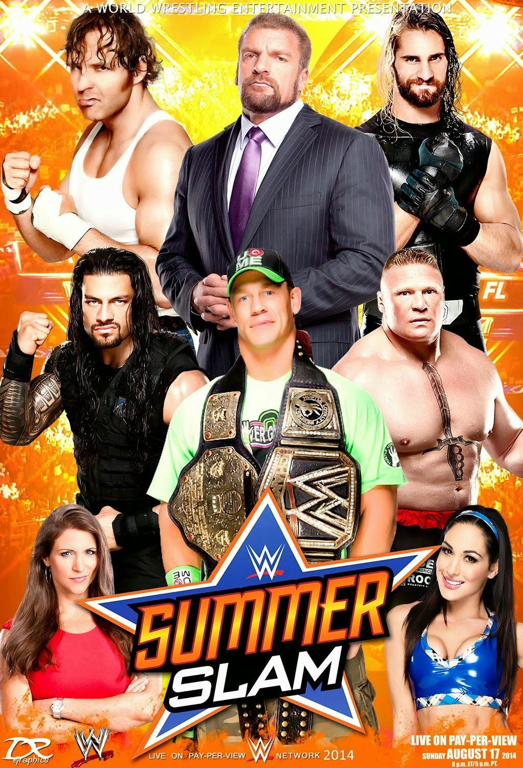 WWE Summer slam August 2014 Watch Online Complete Wrestling John Cena v Brock Lesnar