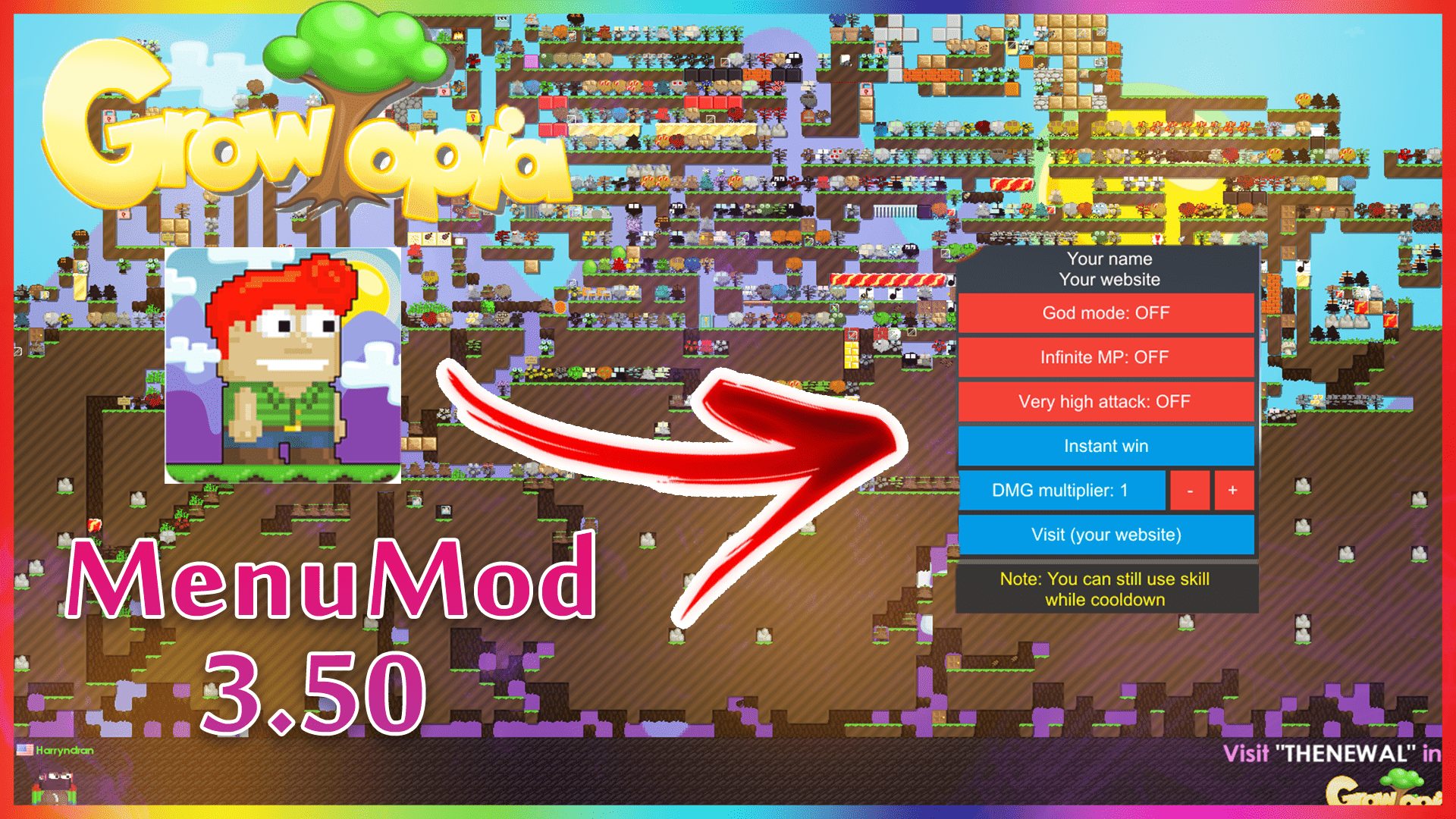 Mneu Mod Growtopia New 3.50