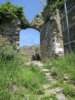 Ruins of Moneta Castle, Carrara Italy