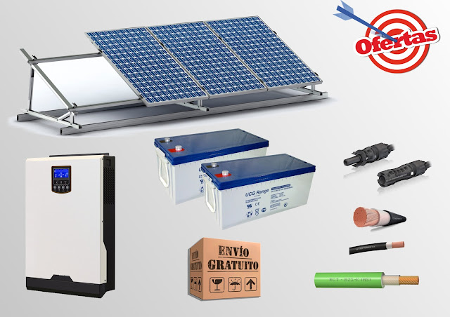 HIBRIDO INVERSOR CARGADOR + MPPT VOLTRONIC POWER AXPERT V PLUS 24V 3000VA 2400W 60A 60A CONTROLADOR DE CARGA SOLAR MPPT BLUESOLAR CHARGE 150/35 TR BAINBLOC SOLAR 12V 250Ah en C100 OFERTA KIT SOLAR CABLE PANEL SOLAR FOTOVOLTAICO POLICRISTALINO 24V 250Wp 260Wp ENVIO GRATUITO LIBRE DE MANTENIMIENTO ULTRACELL UCG200-12 GEL 