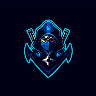Cool Ninja Cool Gaming Logo Without Text Premium