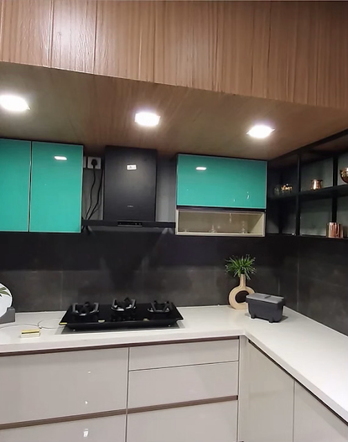 Modern Glass Kitchen Cabinets - Ansglass.in