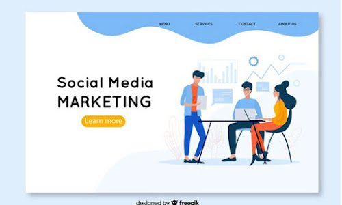 Social Media Marketing Landing Page Template