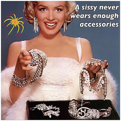 A Sissy never wear enough accessories TG Caption - Candi's Place TG Captions - Crossdressing and Sissy Tales and Captioned images