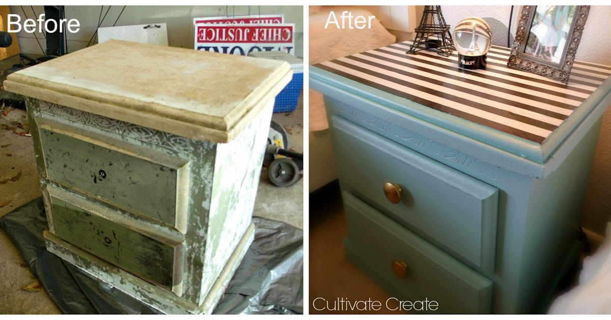 Cultivate Create: Nightstand Makeover