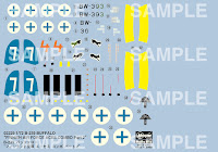 Hasegawa 1/72 B-239 BUFFALO 'FINISH AIR FORCE ACES COMBO Part 2' (02229) English Color Guide & Paint Conversion Chart