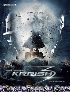 Poster Of Krrish 3 (2013) All Full Music Video Songs Free Download Watch Online At worldfree4u.com