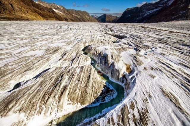 Body Boarding Down A Glacier Is The Coolest Type Of Insanity Ever.