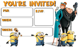 despicable me 3 birthday party printables