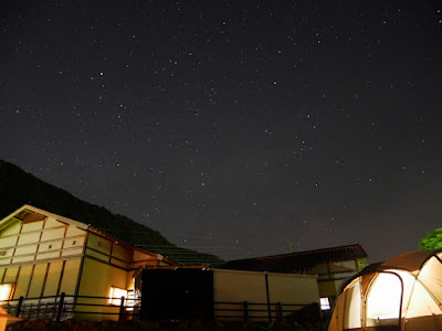 白山吉野オートキャンプ場　星空